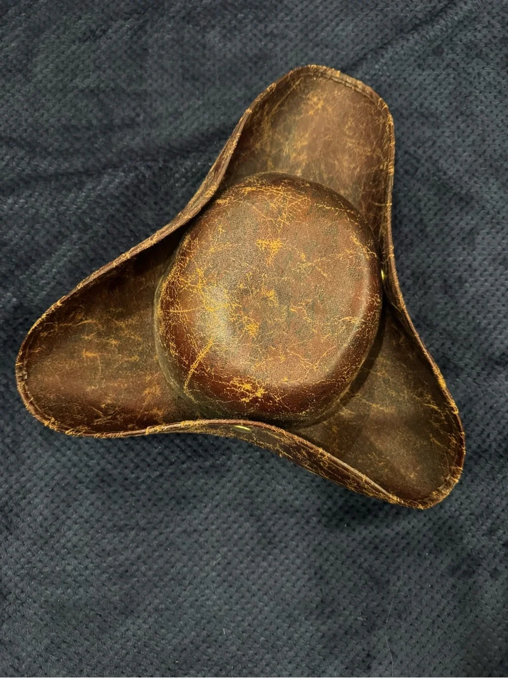 Brown Leather Pirate Hat